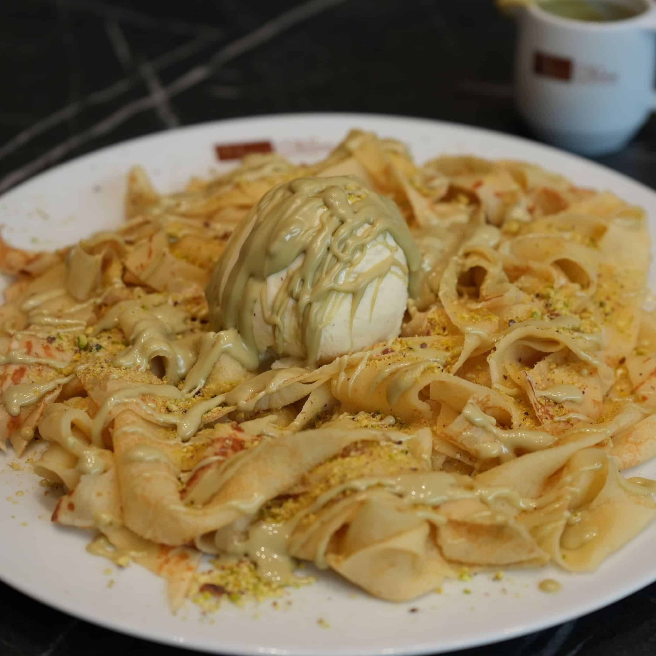 Fettuccini Crêpe Pistachio