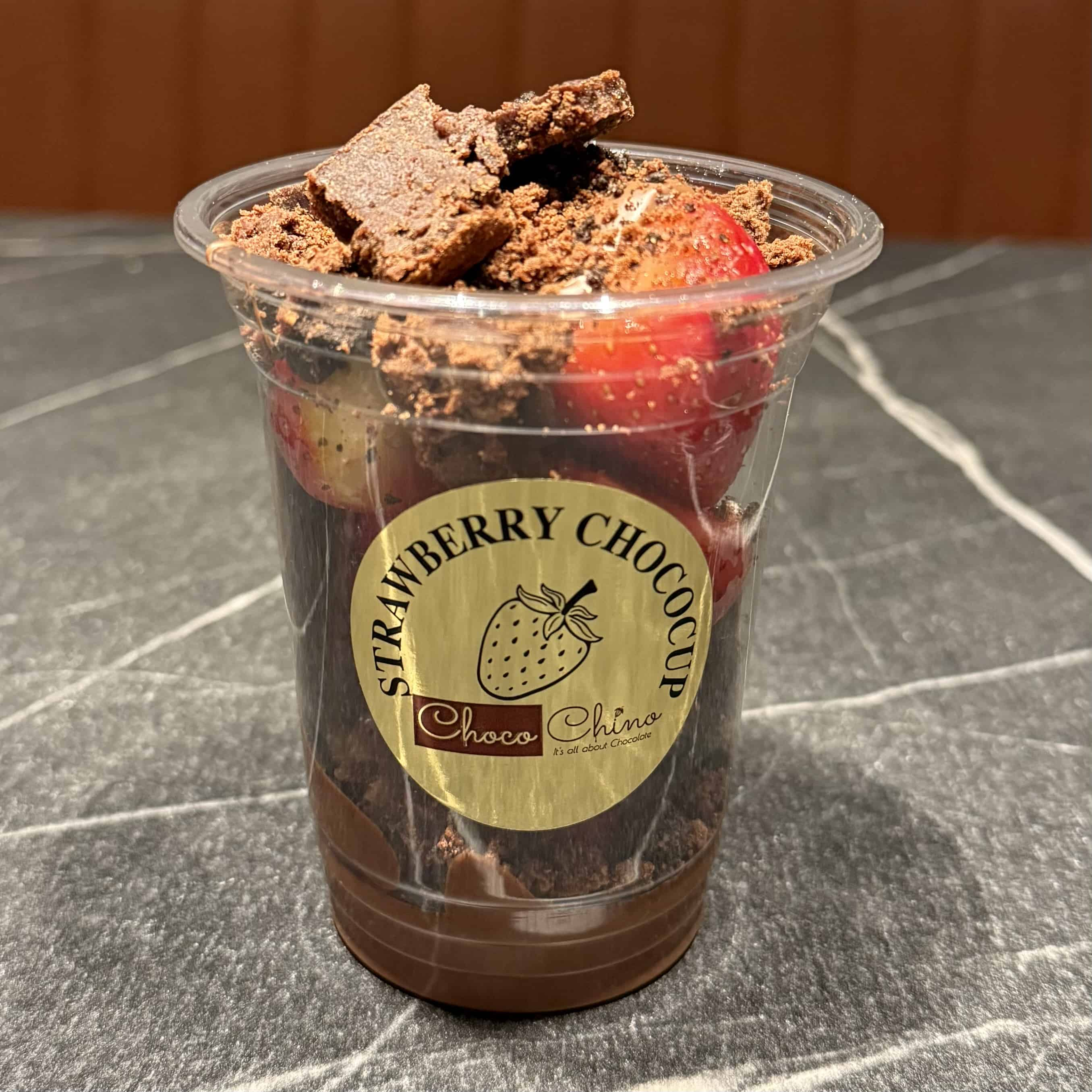 Strawberry Chococup Brownie