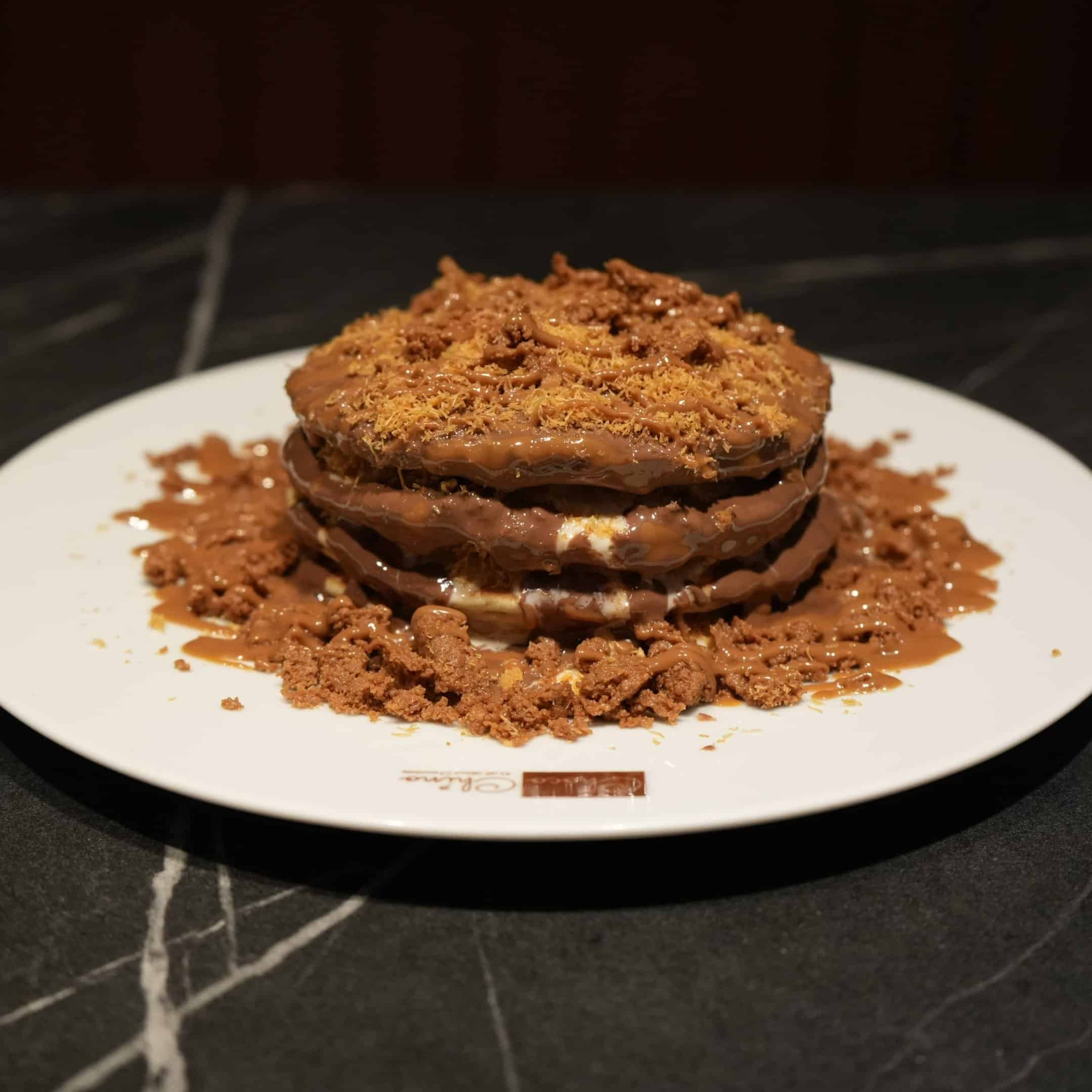 Kunafa Lotus Pancake