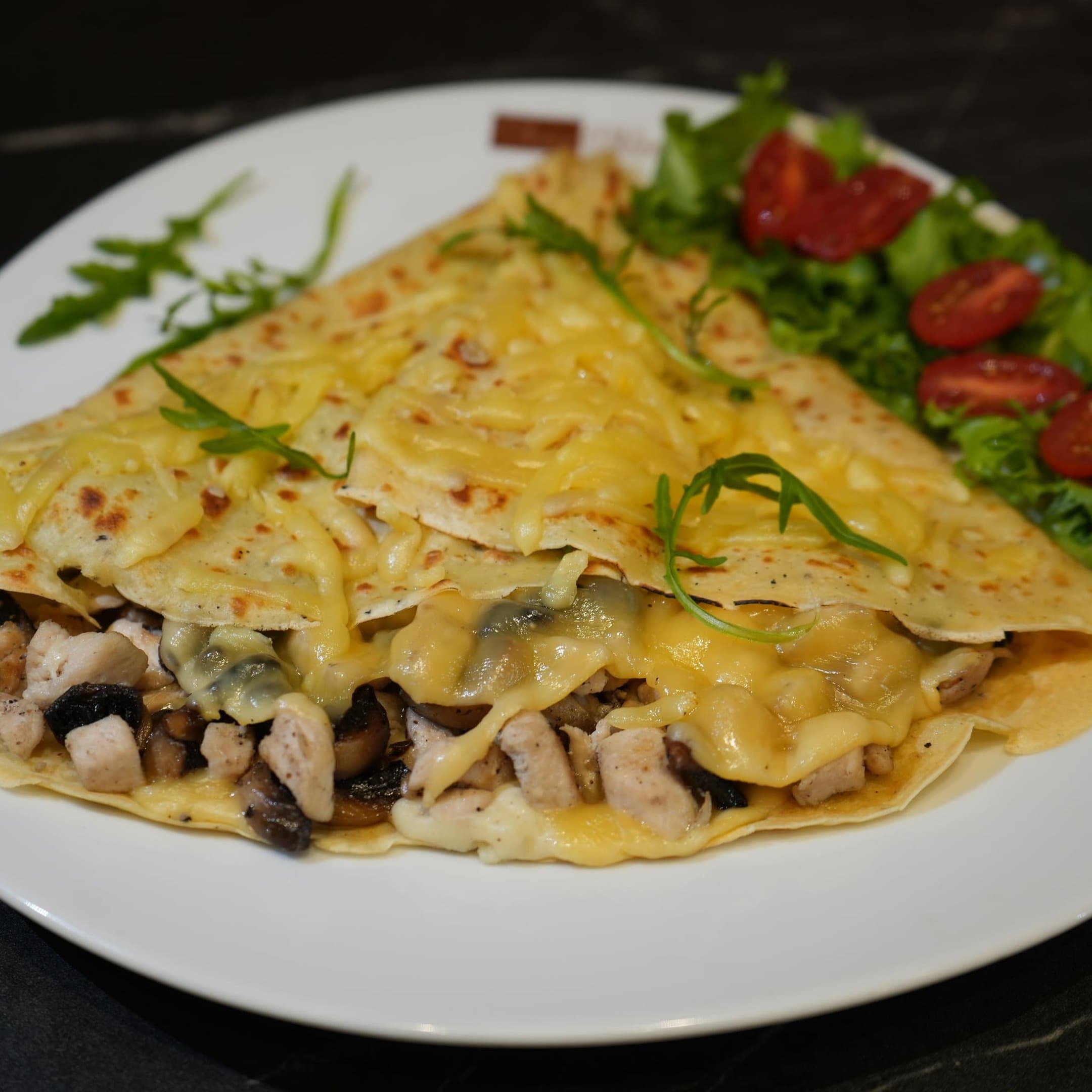 Crêpe Poulet Champignons