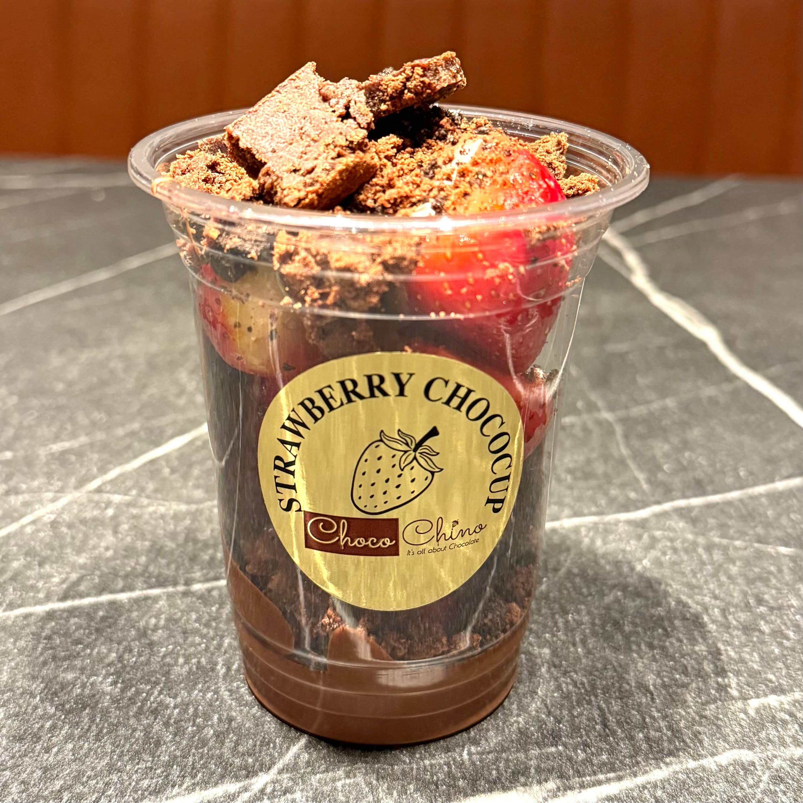 Strawberry Brownie CHOCOCUP